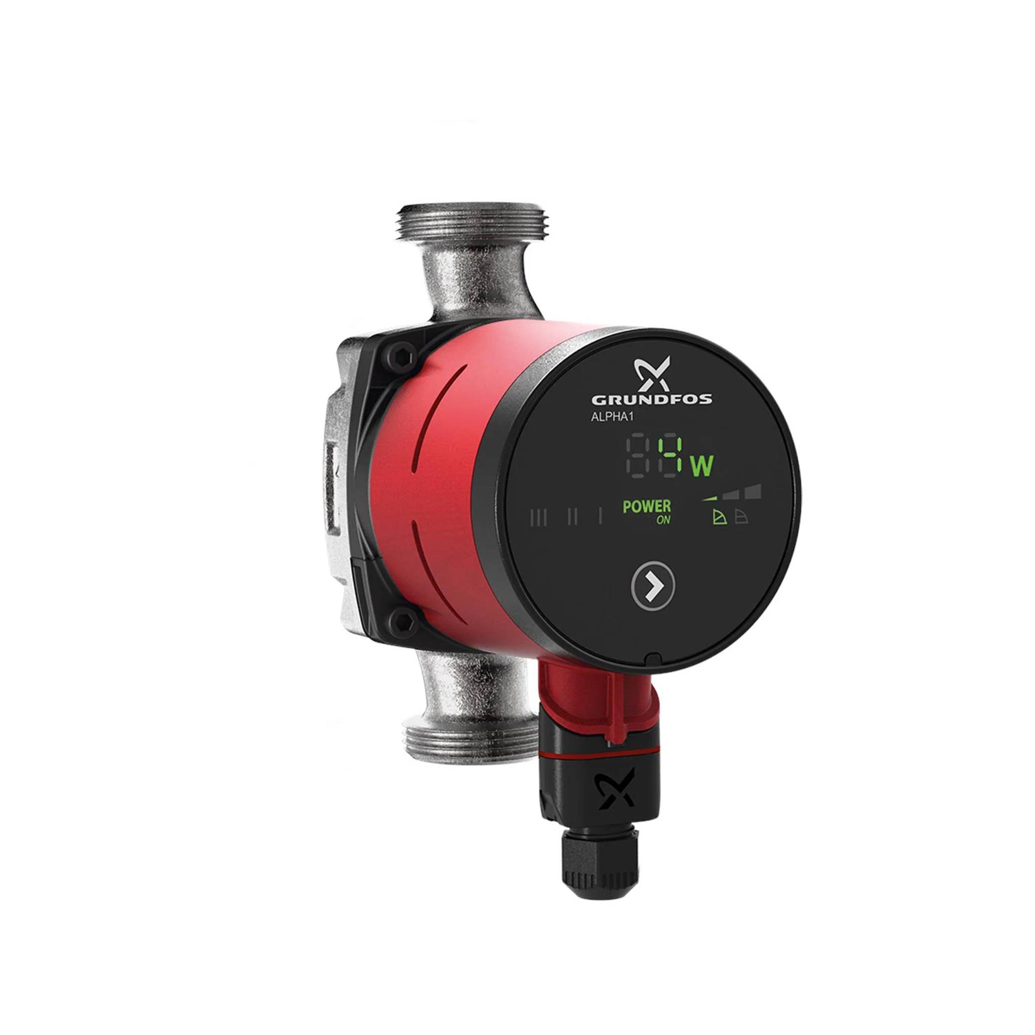 Grundfos Hocheffizienz Umwälzpumpe ALPHA1 25-40 130mm 1x230V G1_1/2 DACH, 1 Stk.