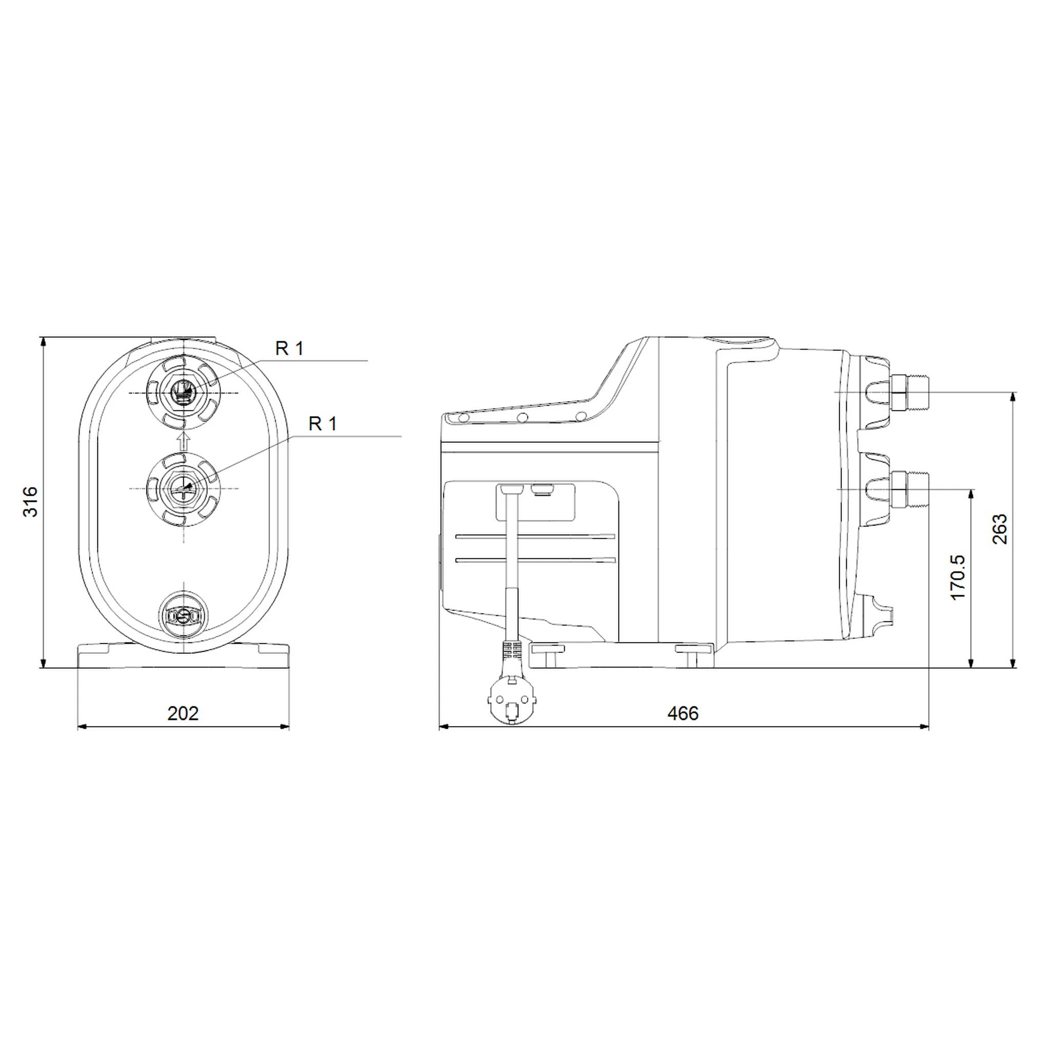 Grundfos Hochdruck-Kreiselpumpen CRI3-A 10, 1 Stk.