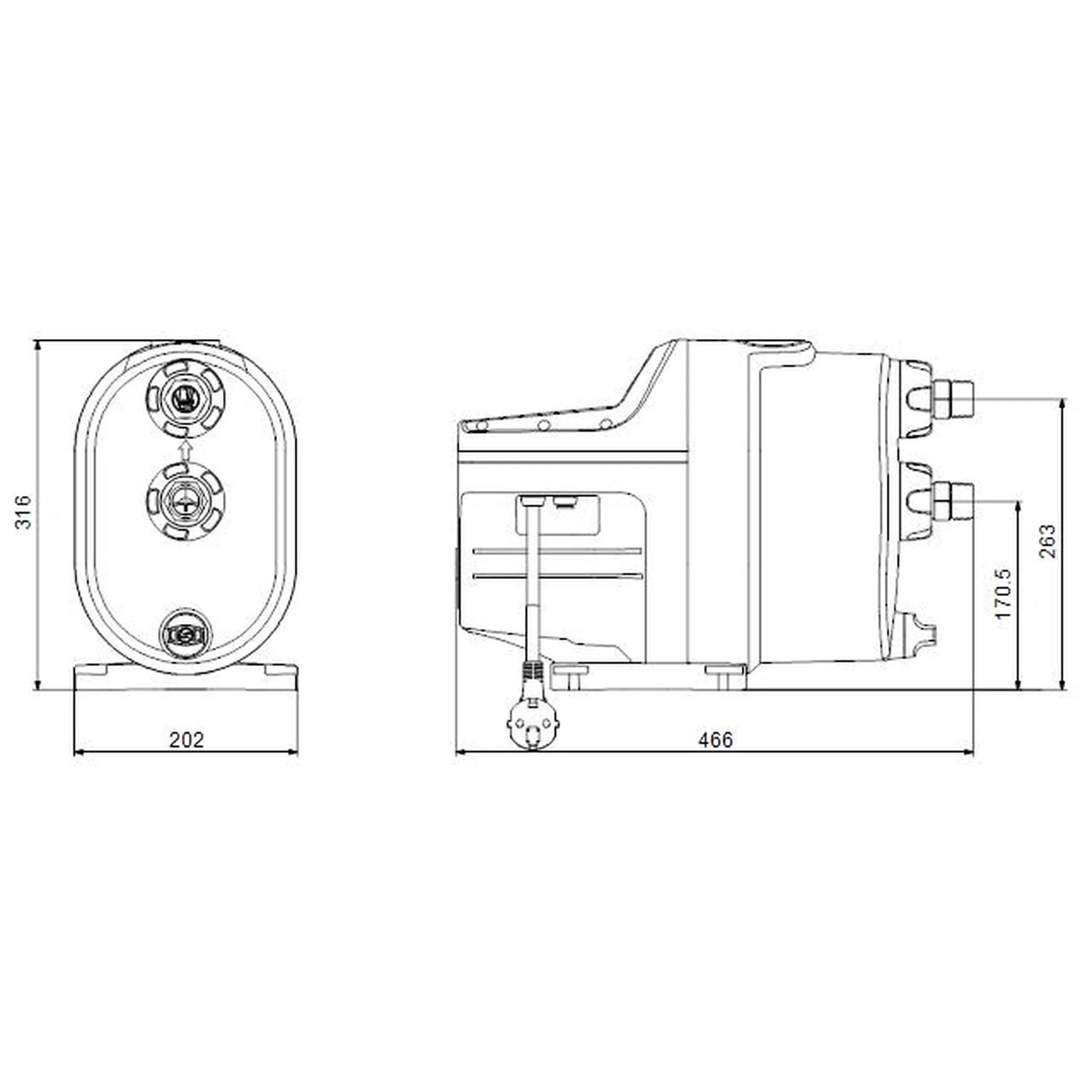 Grundfos Hochdruck-Kreiselpumpen CRI3-A 10, 1 Stk.