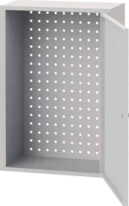 Hängeschrank H750xB500xT200mm Vollblechtüren Stahlbl.lichtgrau/lichtgrau BEDRUNK