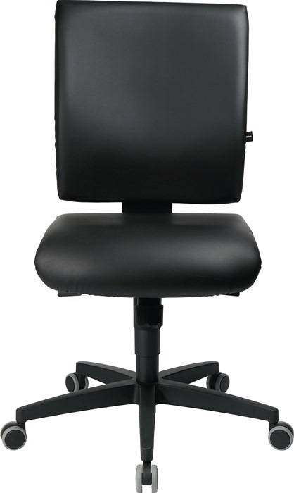Arbeitsdrehstuhl Lightstar 10 Rl.Kunstlederbezug schwarz 410-530mm
