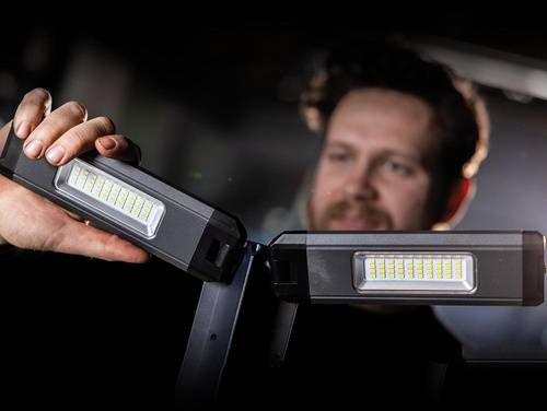 SCANGRIP A/S LED-Strahler DUO CONNECT 108 W 2500 lm 5,2 Ah 18 V IP30 SCANGRIP 03.6111C