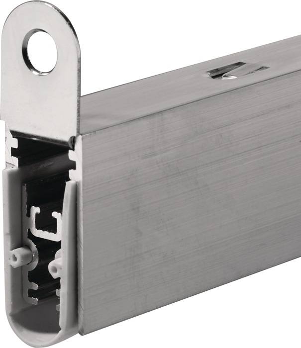Türdichtung EllenMatic Soundproof 1 stg.L.833mm B.15mm Alu.blk silber ELLEN