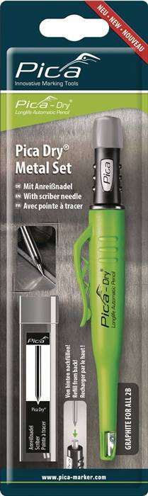 Pica Dry Metal-Set sortiert f.Metallarbeiten (Anreißnadel) 120 PICA