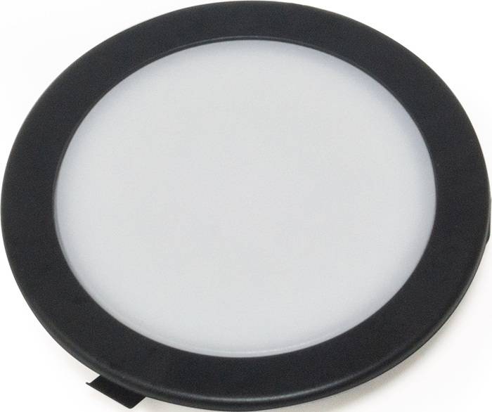 L & S DEUTSCHLAND GmbH Einbauleuchte Moonlight 68 Emotion 12 V DC 3,6 W Rahmenfarbe schwarz L&S 2000497