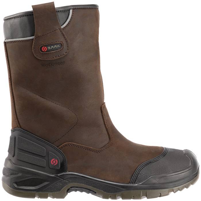 BAAK 211014-45 Sicherheitsschlupfstiefel Hercules Größe 45 W. 11 braun S3 SRC WR