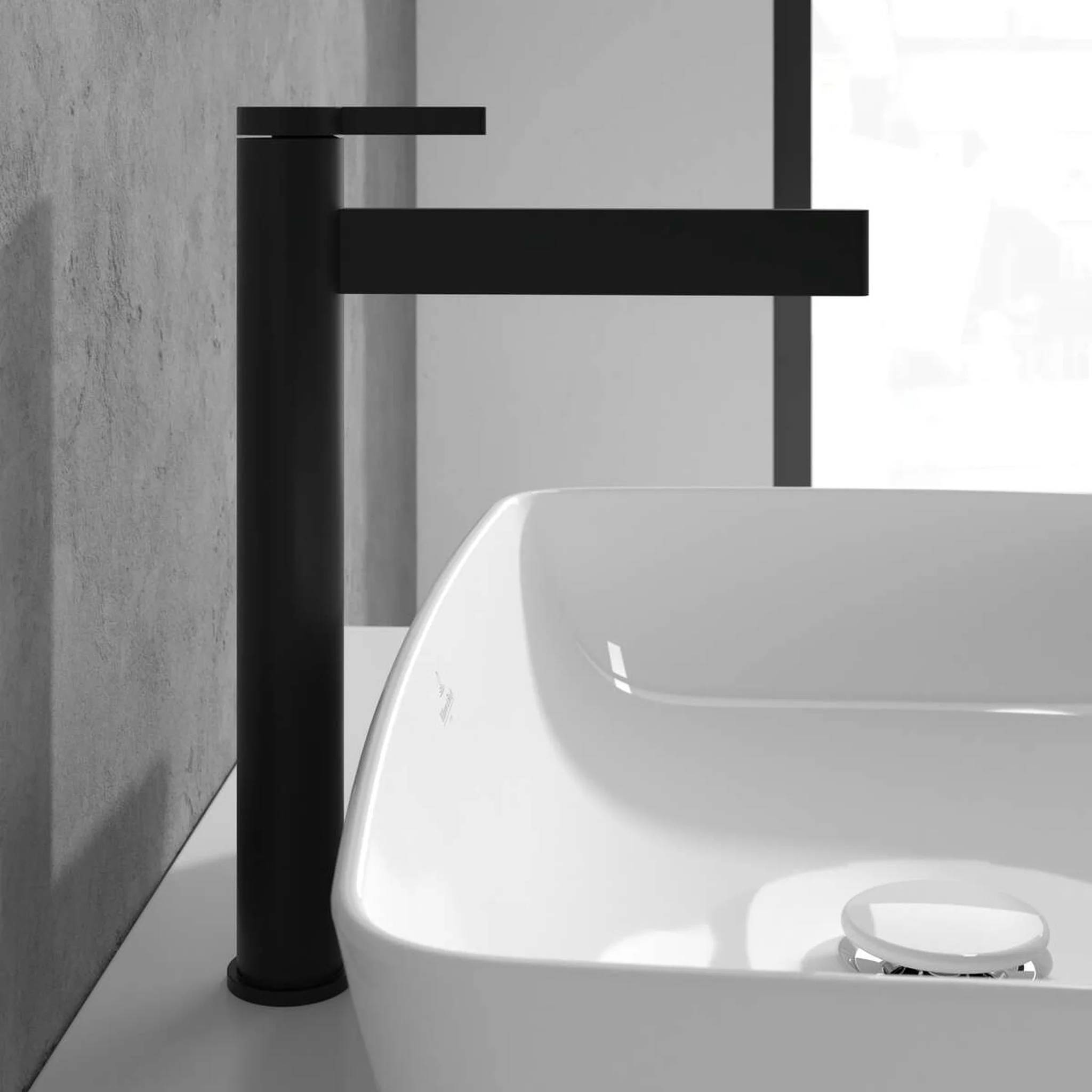 Villeroy & Boch Waschtischarmatur erhöht Dawn 38x311x223mm ohne Ablaufgarnitur Matt Black, 1 Stk.