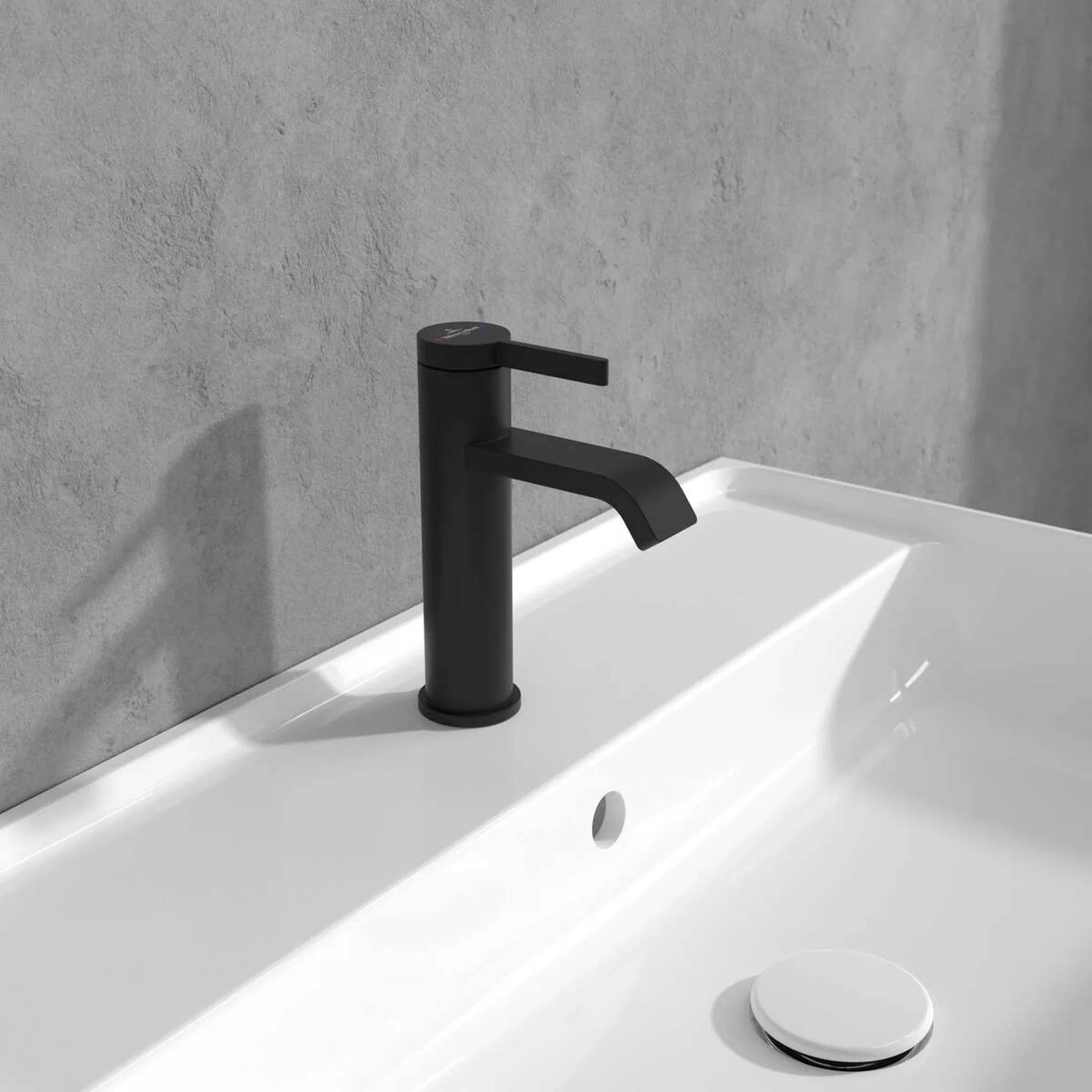 Villeroy & Boch EH-Waschtischarmatur Serie Dawn 38x166x123mm ohne Ablaufg. Matt Black, 1 Stk.