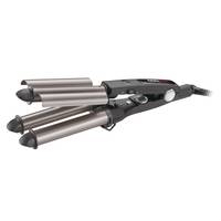 BaByliss TRIPPLE WAVER, Lockenstab, Warm, Tasten, 140 °C, 220 °C, Schwarz
