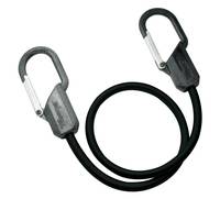 MASTERLOCK - MASTER LOCK 80 cm x 9 mm Clip Hook Gummi-Spannseil, Schwarz, 9 mm, 80 cm