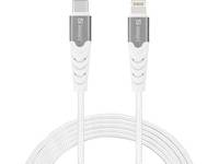 SANDBERG Lightning-Kabel - 24 pin USB-C männlich zu Lightning männlich - 2 m - M