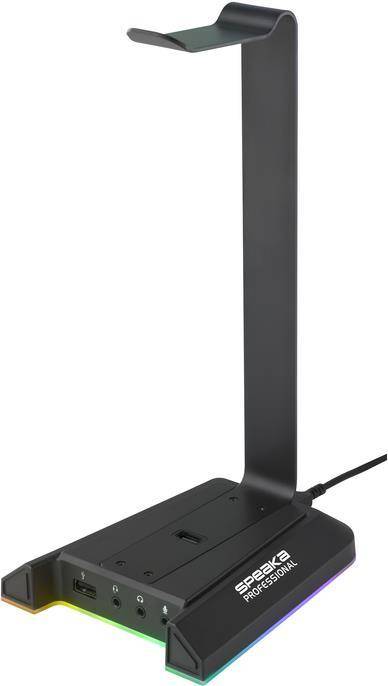 SpeaKa Professional SP-HPS-320 Kopfhörerständer Passend für (Kopfhörer):On-Ear-Kopfhörer, Over-Ear-Kopfhörer Schwarz (SP