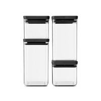 Brabantia Tasty+ - Frischhaltedosen-Set - rechteckig