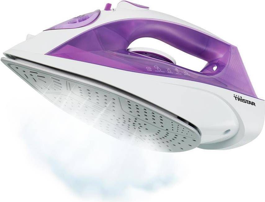 Tristar ST-8350 Bügeleisen Trocken- & Dampfbügeleisen Keramik-Bügelsohle 2200 W Violett (ST-8350)