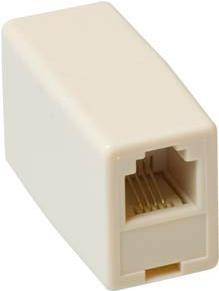 ACT Modular coupler RJ-45, connection 1:1 RJ45 8P8C IN LINE COUPLER 1:1 (TD1018)
