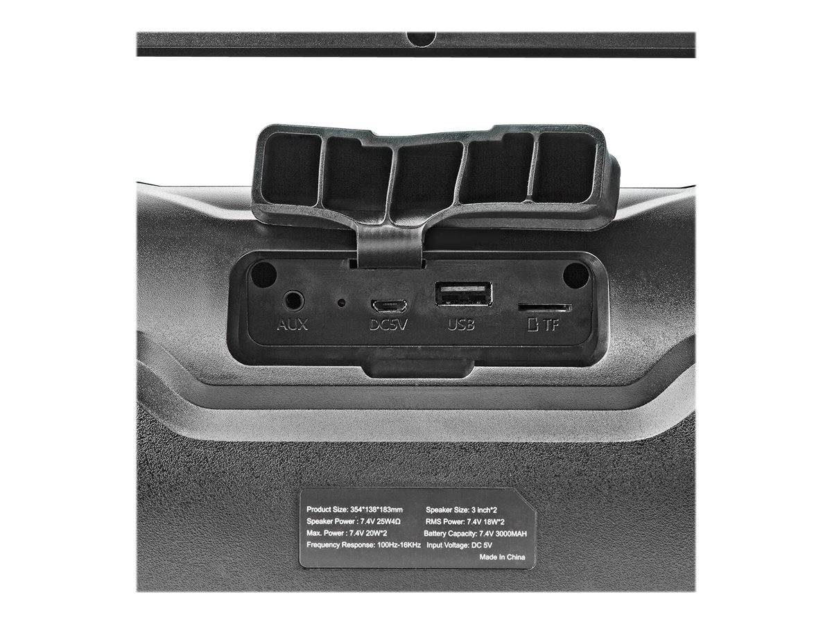 Nedis Party SPBB310BK - Ghettoblaster - 18 WattSchwarz
