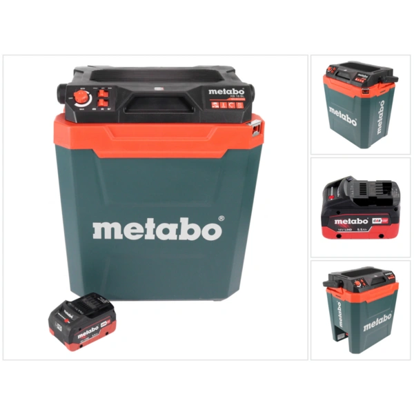 Metabo KB 18 BL Akku Kühlbox 18 V mit Warmhaltefunktion 28 l Brushless + 1x Akku 5,5 Ah - ohne Ladegerät Metabo KB 18 BL Akku Kühlbox 18 V mit Warmhaltefunktion 28 l Brushless + 1x Akku 5,5 Ah - ohne Ladegerät