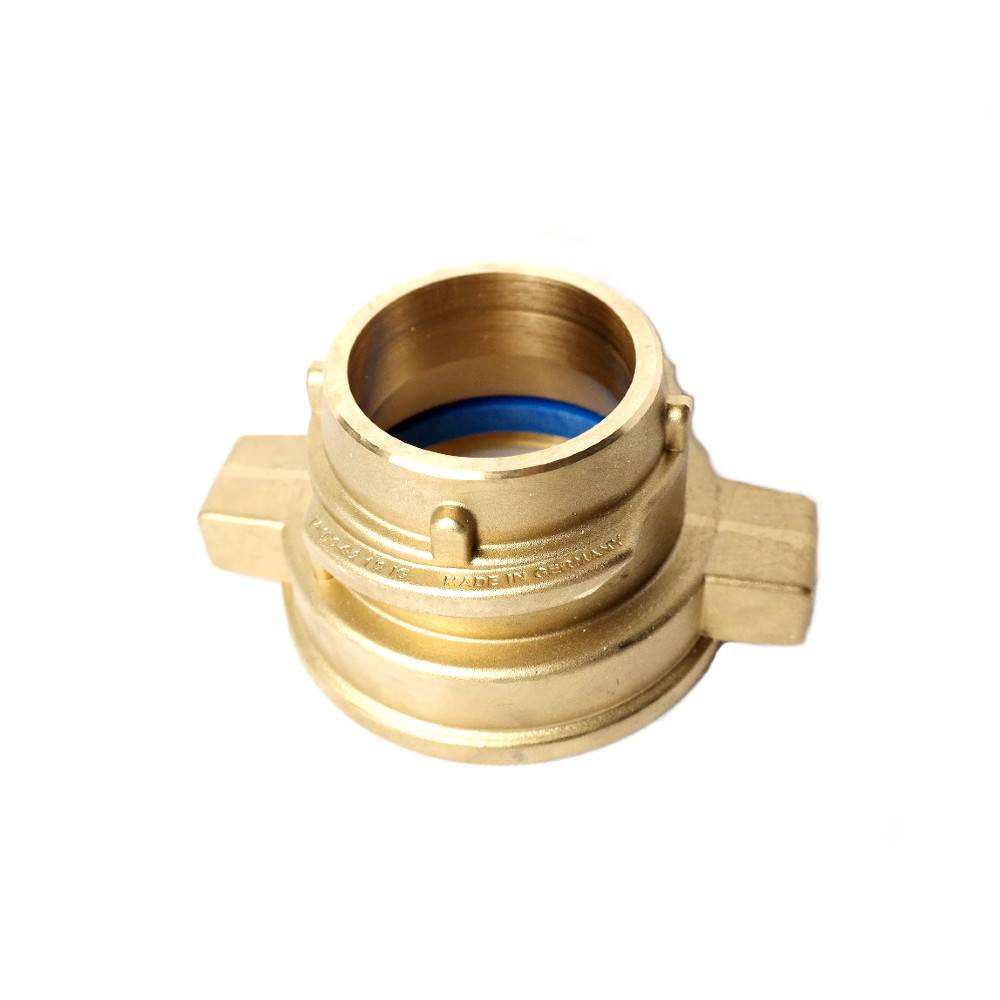 Hausanschluss 2 1/2" IG auf 2" VK TW Messing