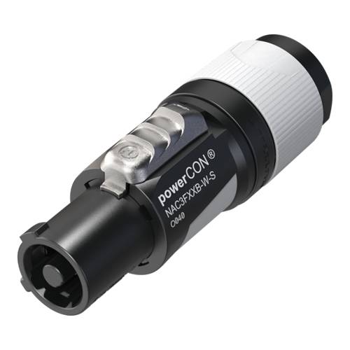 NEUTRIK NAC3FXXB-W-S - powerCON AC-Netzkabelstecker