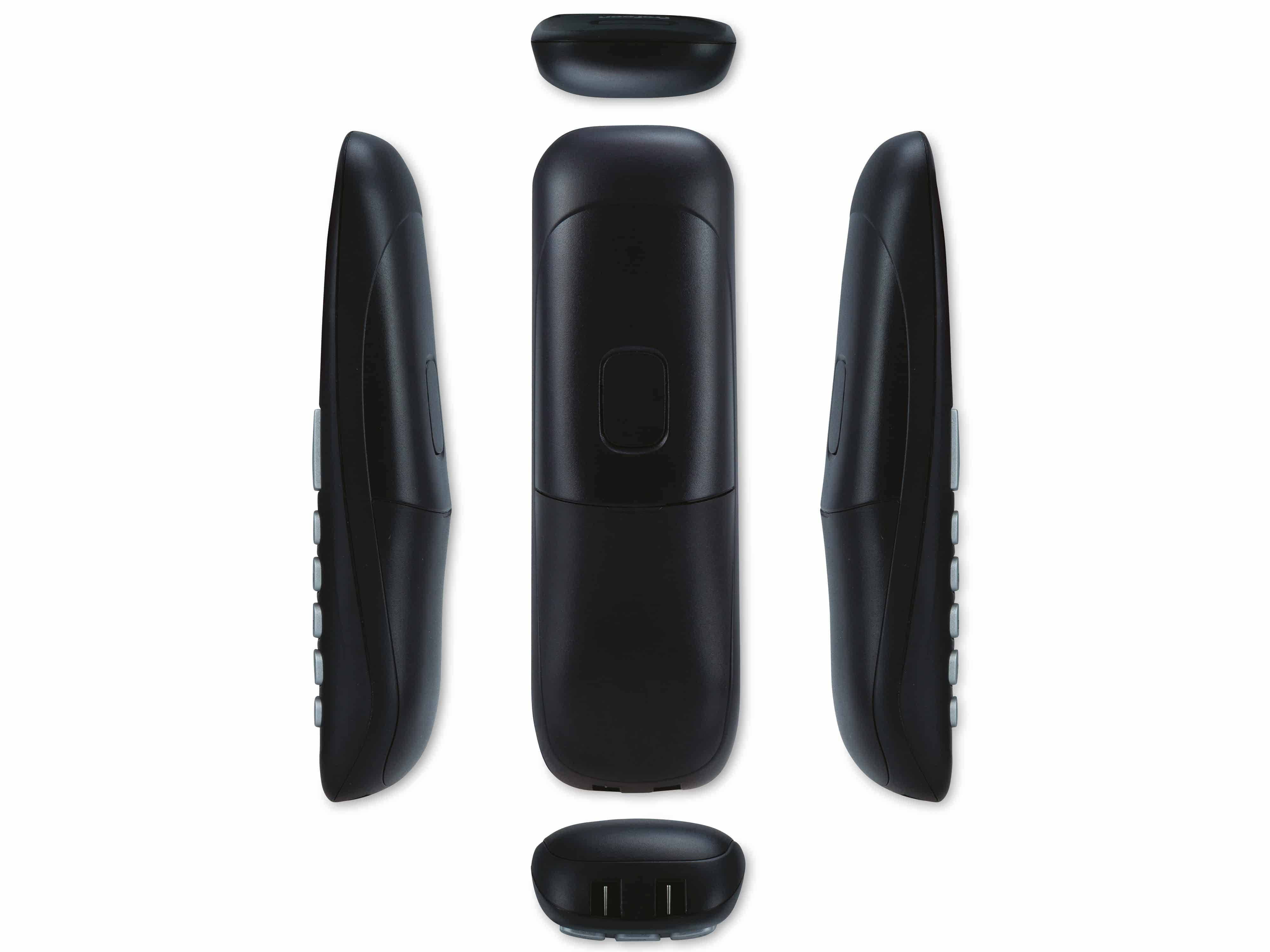 PROFOON DECT-Telefon PDX-1100, schwarz