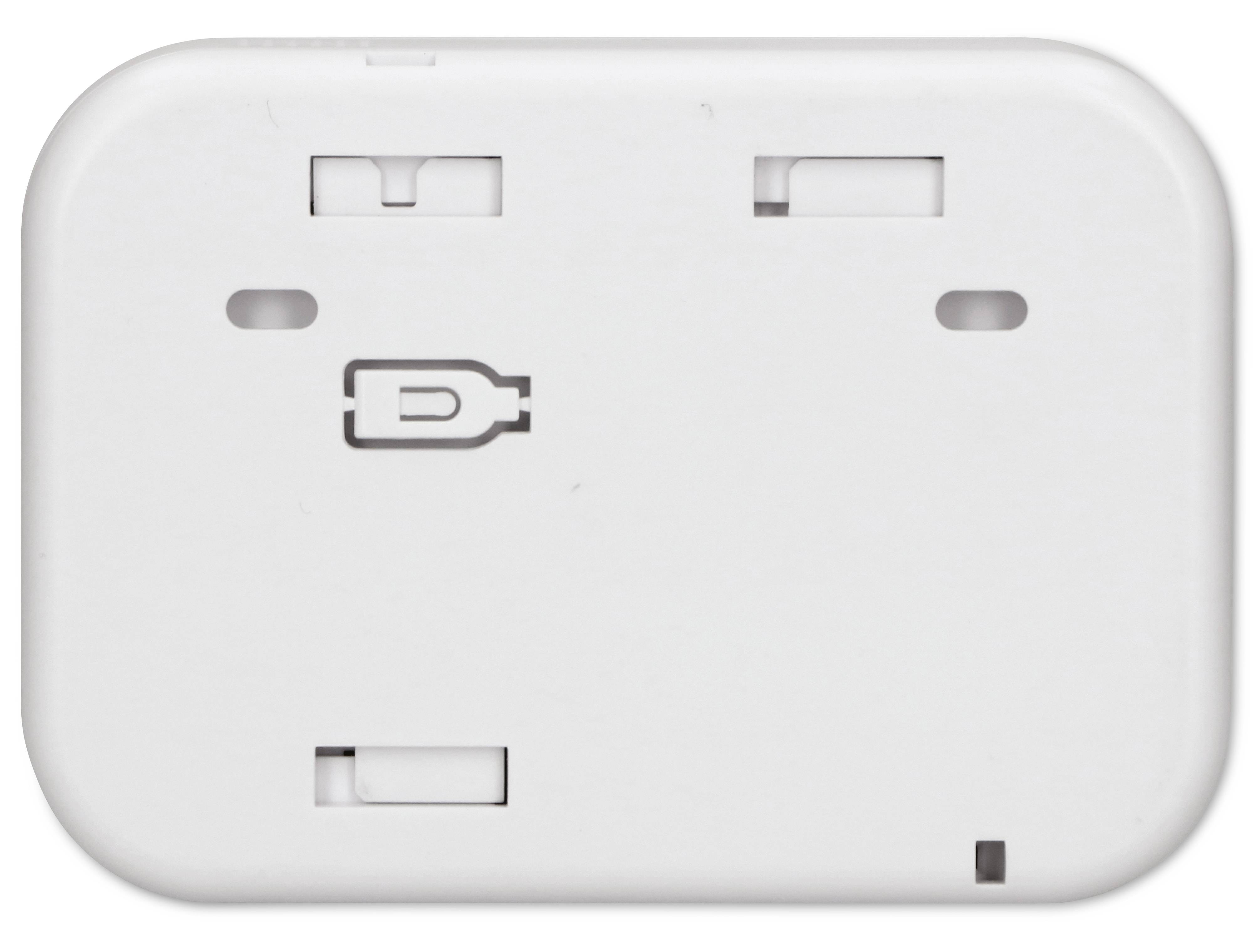 ALECTO Kohlenmonoxid-Melder COA3910, mit LED-Anzeige, weiß
