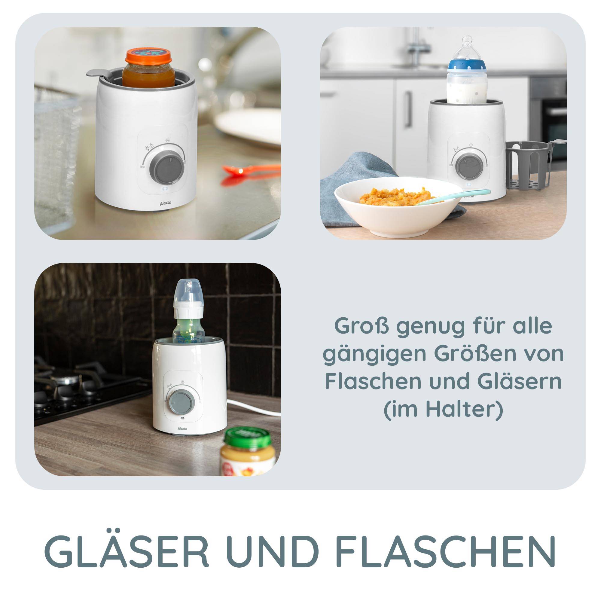 Alecto Baby BW600 - Der Flaschenwärmer für moderne ElternMit dem Alecto Baby BW600 Flaschenwärmer erwärmen Sie Babynahrung und Milch schnell, sich