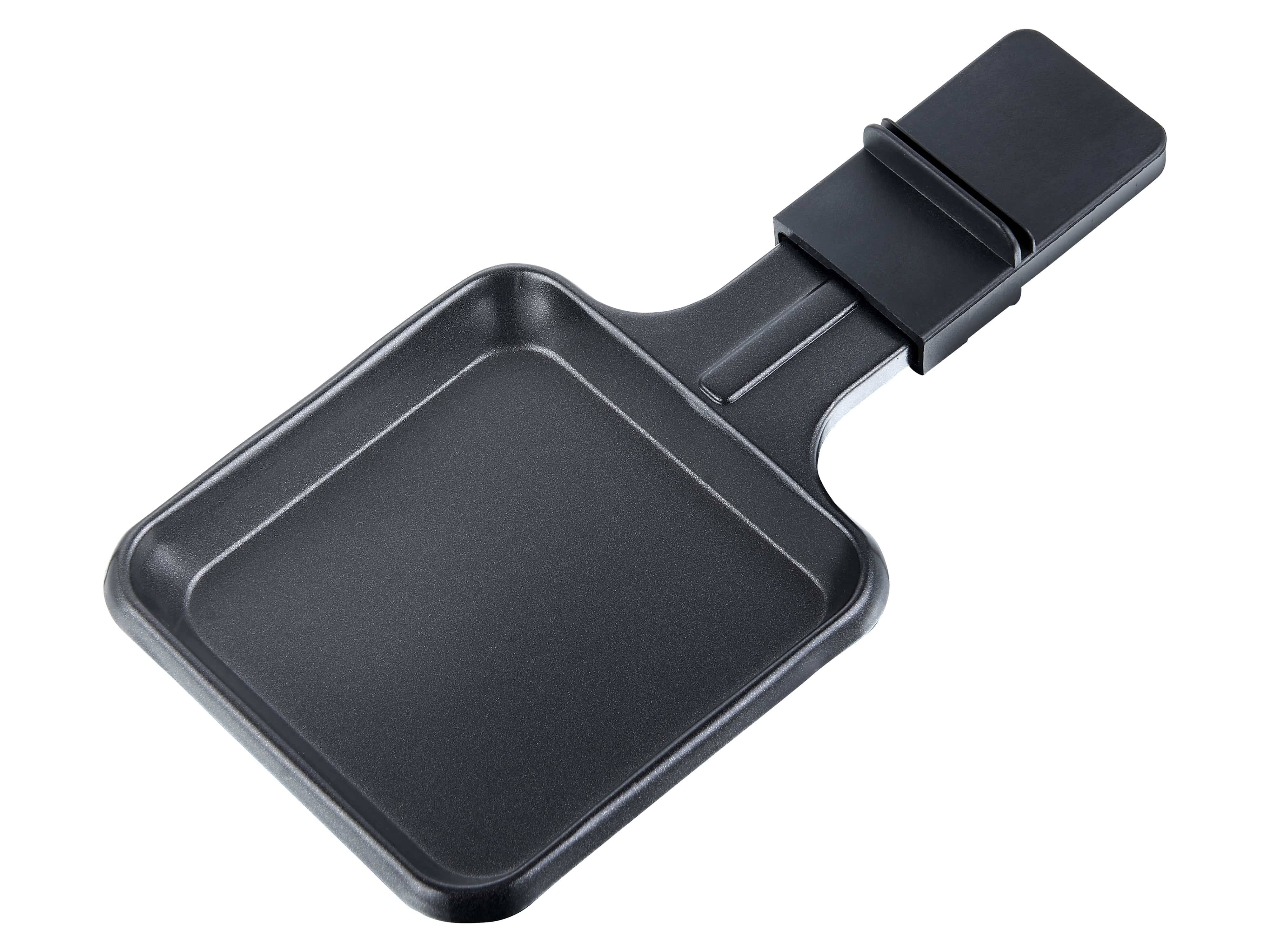 MELISSA Raclette-Grill 16300027, 1300 W, mit Steinplatte, 8 Pfannen, schwarz