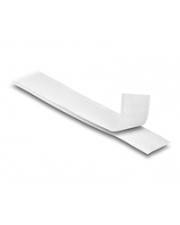 Delock Strapazierfähiges Klettband mit Haft- und Flauschband L 25 m x B 20 mm m Weiß