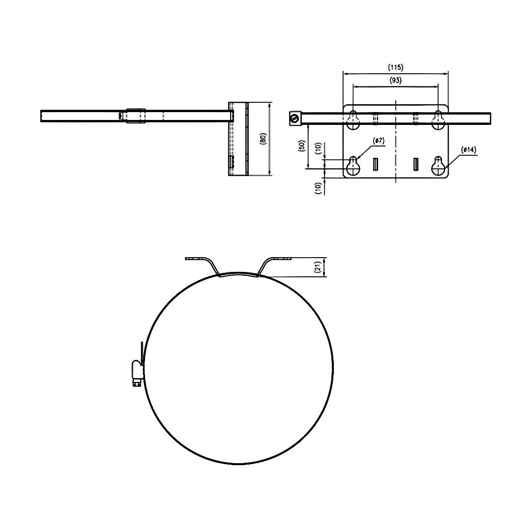 Wandhalterung / Spannband für Ausdehnungsgefäß 5 bis 50 l