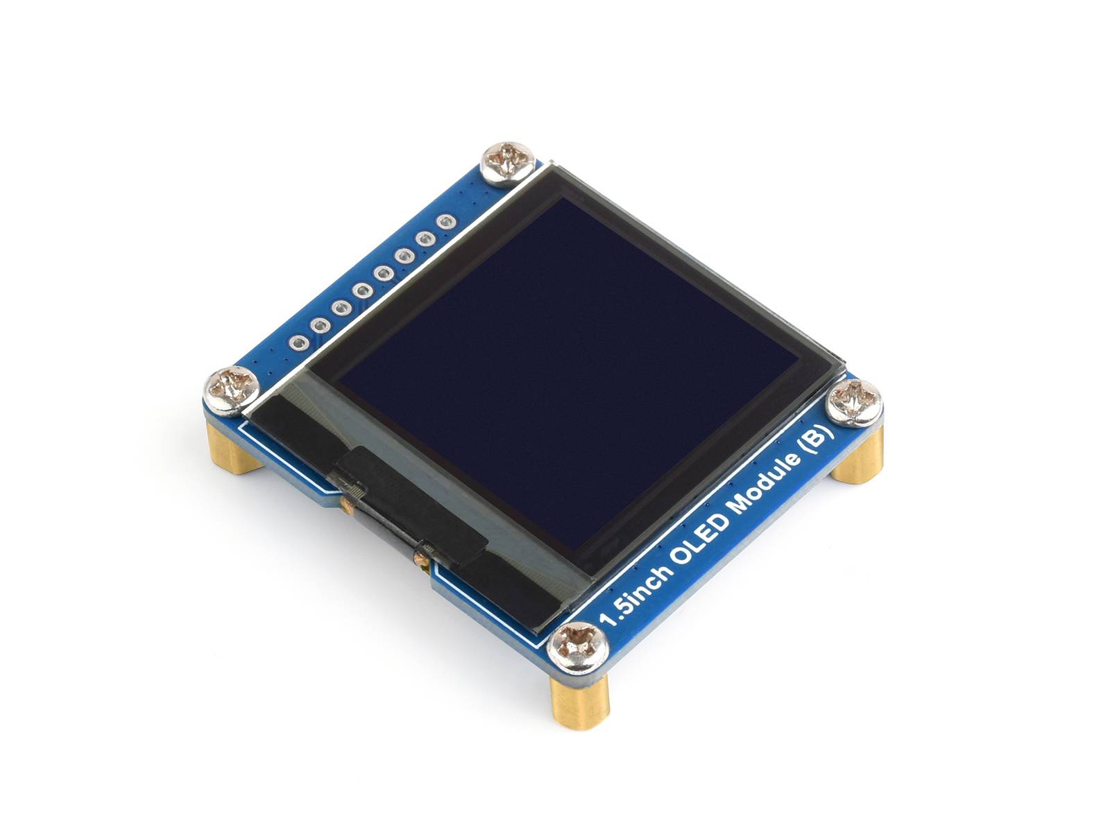 WaveShare 1.5inch OLED Display Module 128×128 SPI I2C White on Black Display