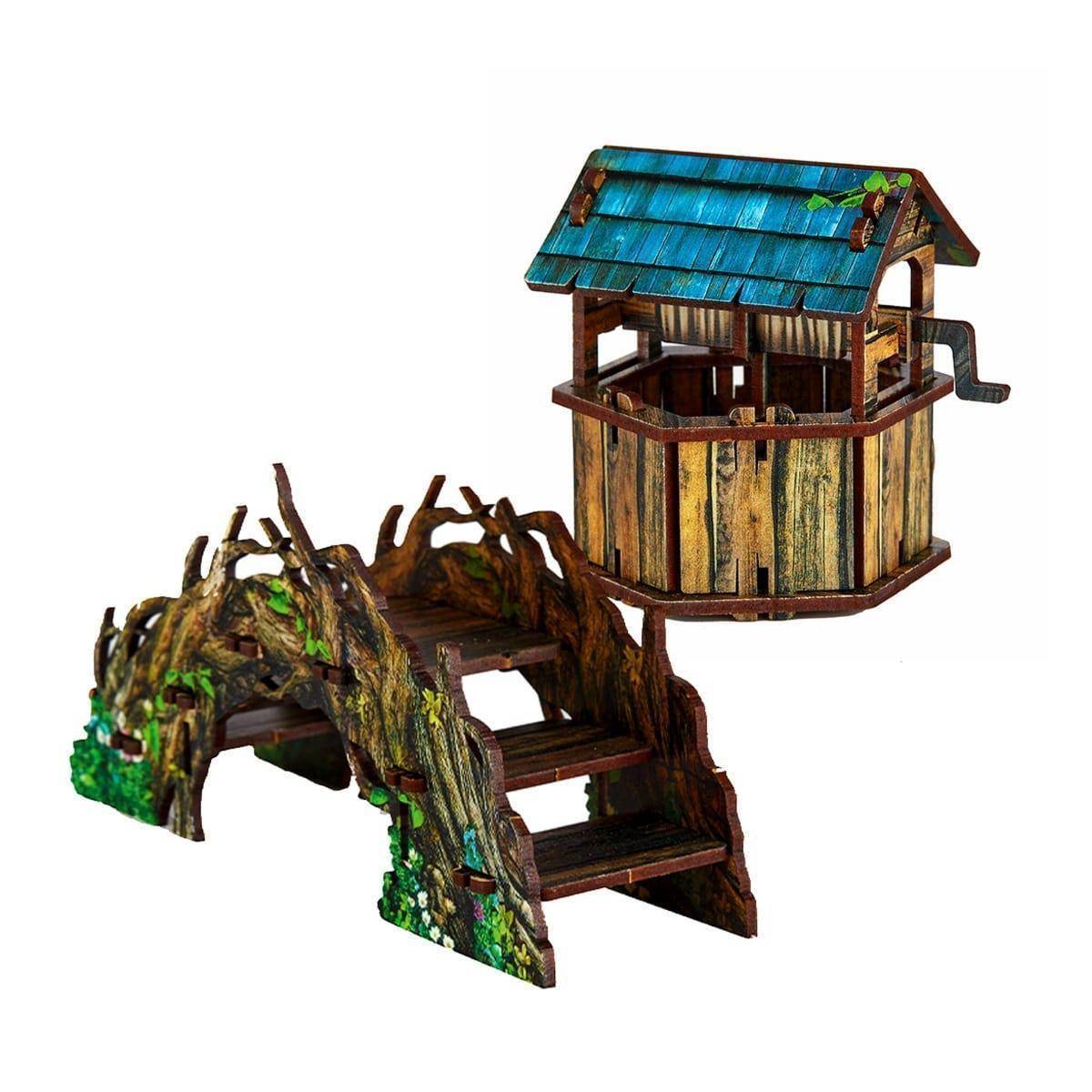 Modell - Forest Bridge & Well (GB)