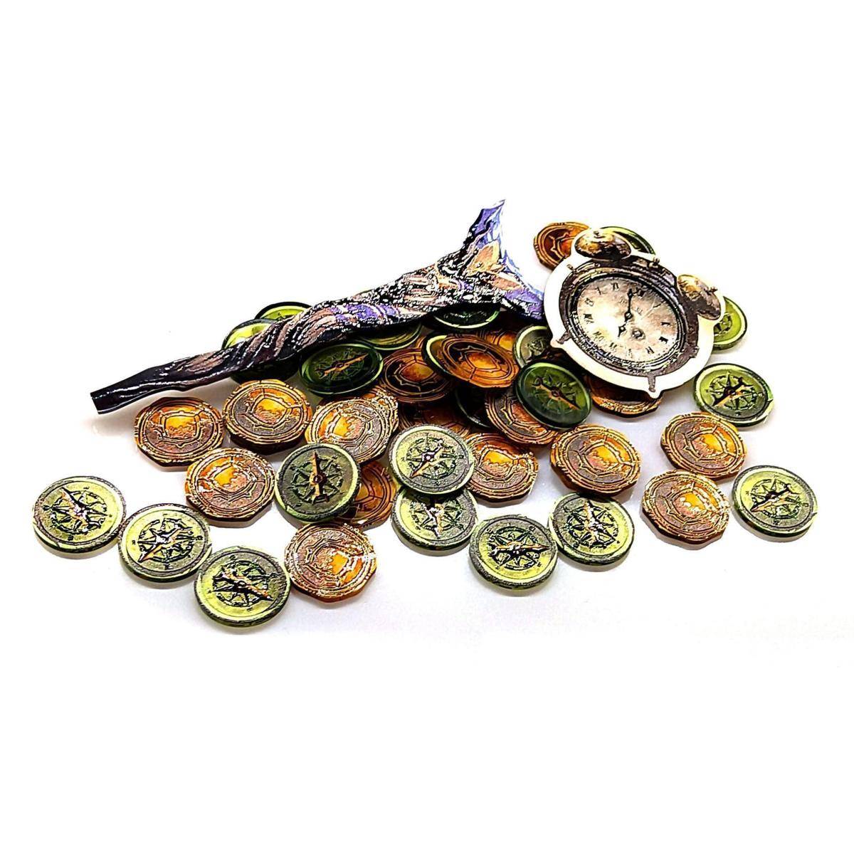 Token und Marker: Token für verlorene Ruinen von Arnak + Expeditionsführern (GB)