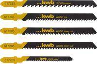 kwb 617285 Stichsägeblatt-Set für Holz 5 St