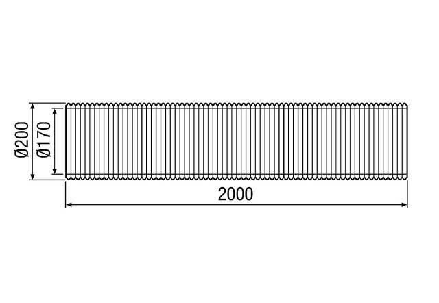 Maico Lüftungsrohr MT-R160