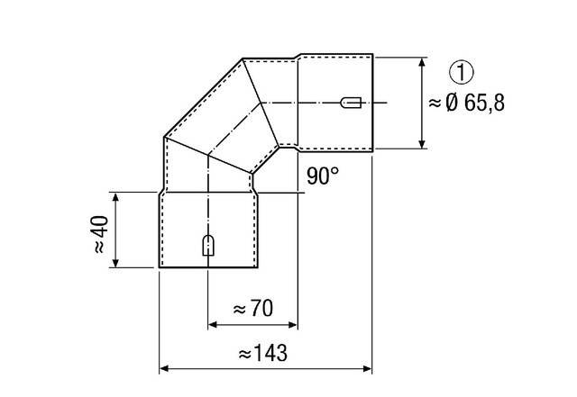 Maico Blechbogen MF-B63