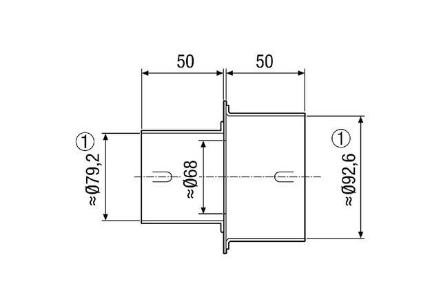 Maico Reduzierstück MF-RZ90/75