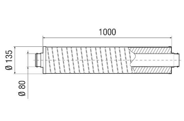 Maico Rohrschalldämpfer RSR 8-1