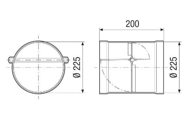 Maico Verschlussklappe VKKI 28