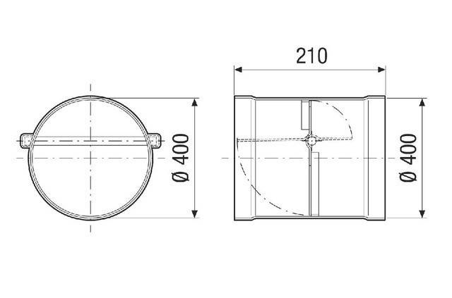 Maico Verschlussklappe VKKI 50