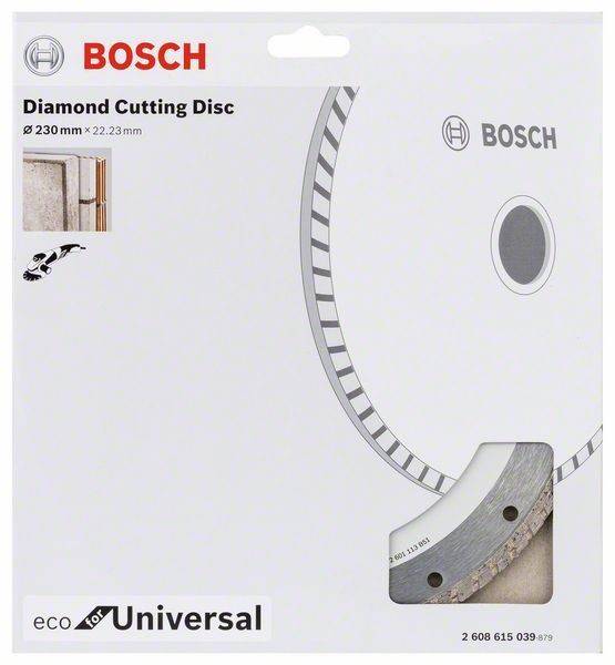 Bosch Power Tools Diamanttrennscheibe Turbo 2608615039