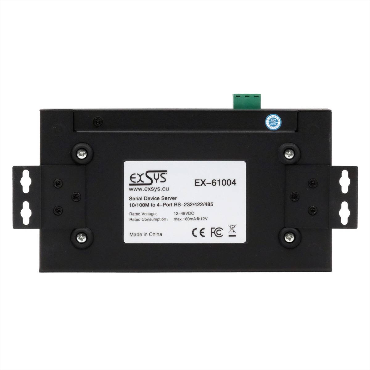 EXSYS EX-61004 Ethernet zu 4 x Seriell RS-232/422/485