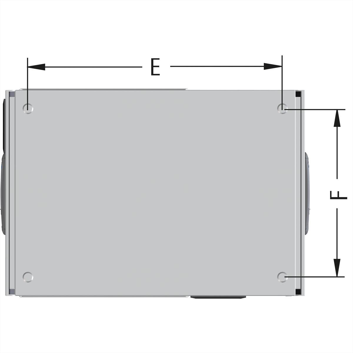 VARIndustry 2.0 Wandverteiler 4 HE 560x840x275mm, 2 Türen, IP 54