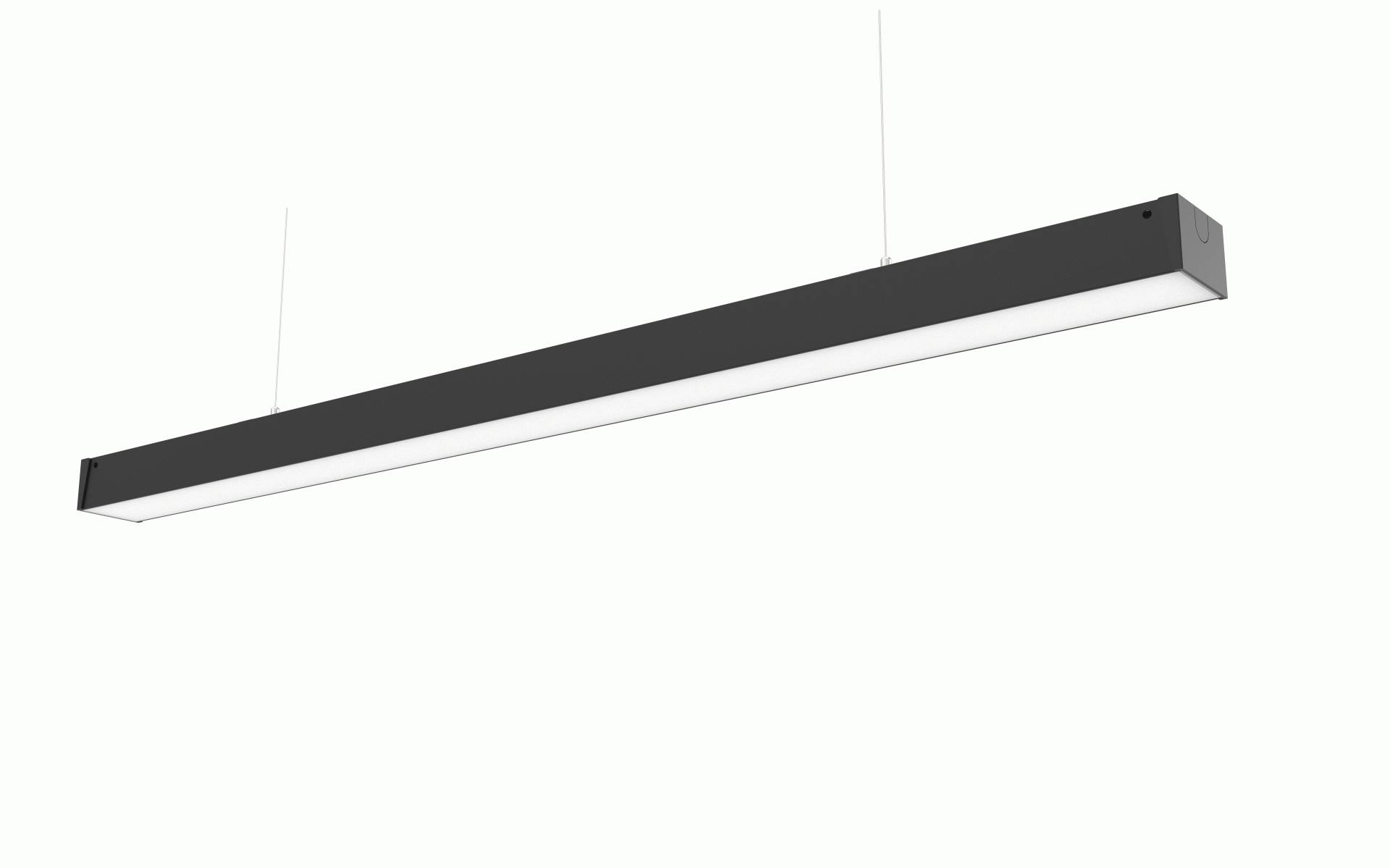 LED Line Prime Fusion Lineare Lampe 20W 4000K 2600 lm 60*110 ° Schwarz