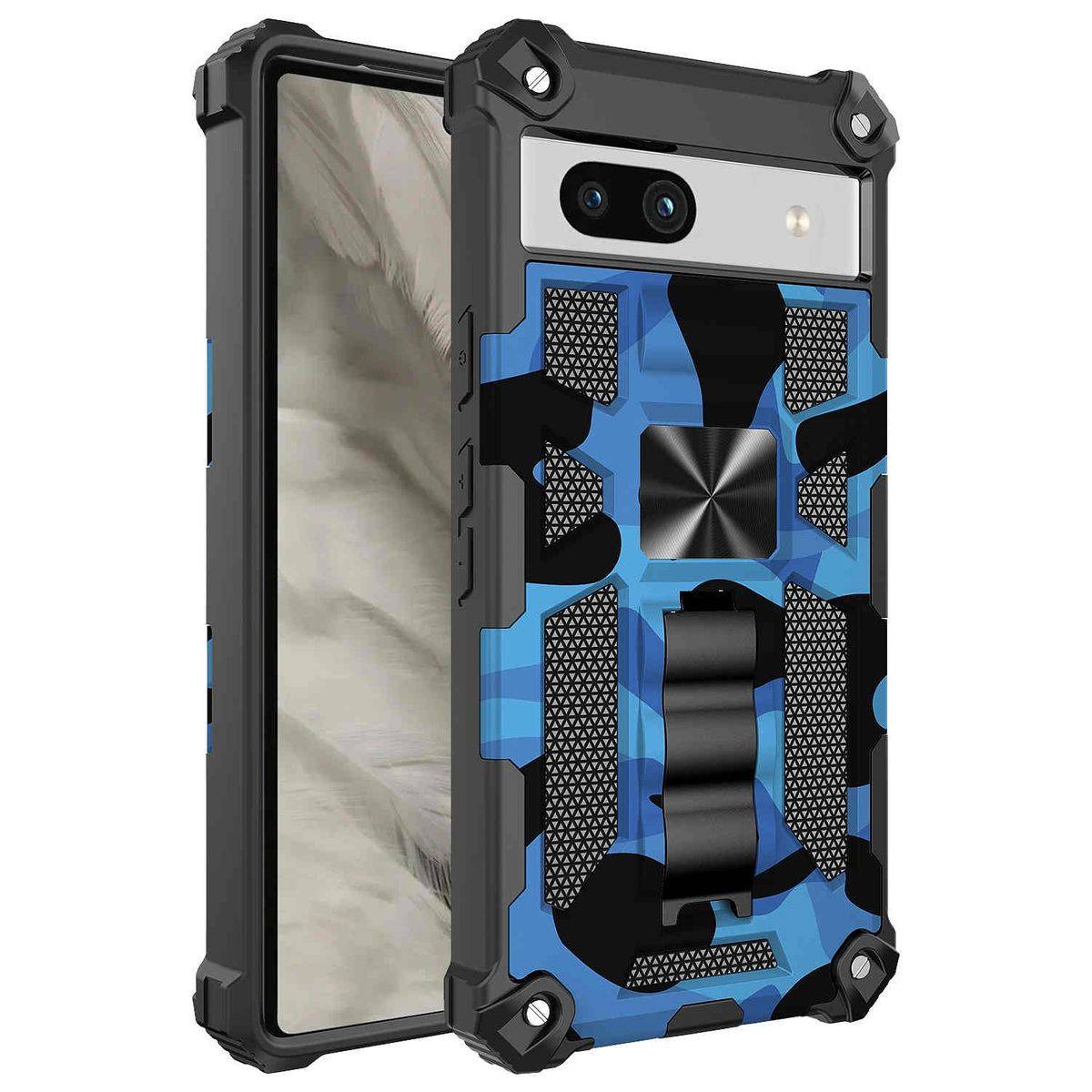 Für Google Pixel 7a Camouflage Shockproof Armor Military Hülle Cover