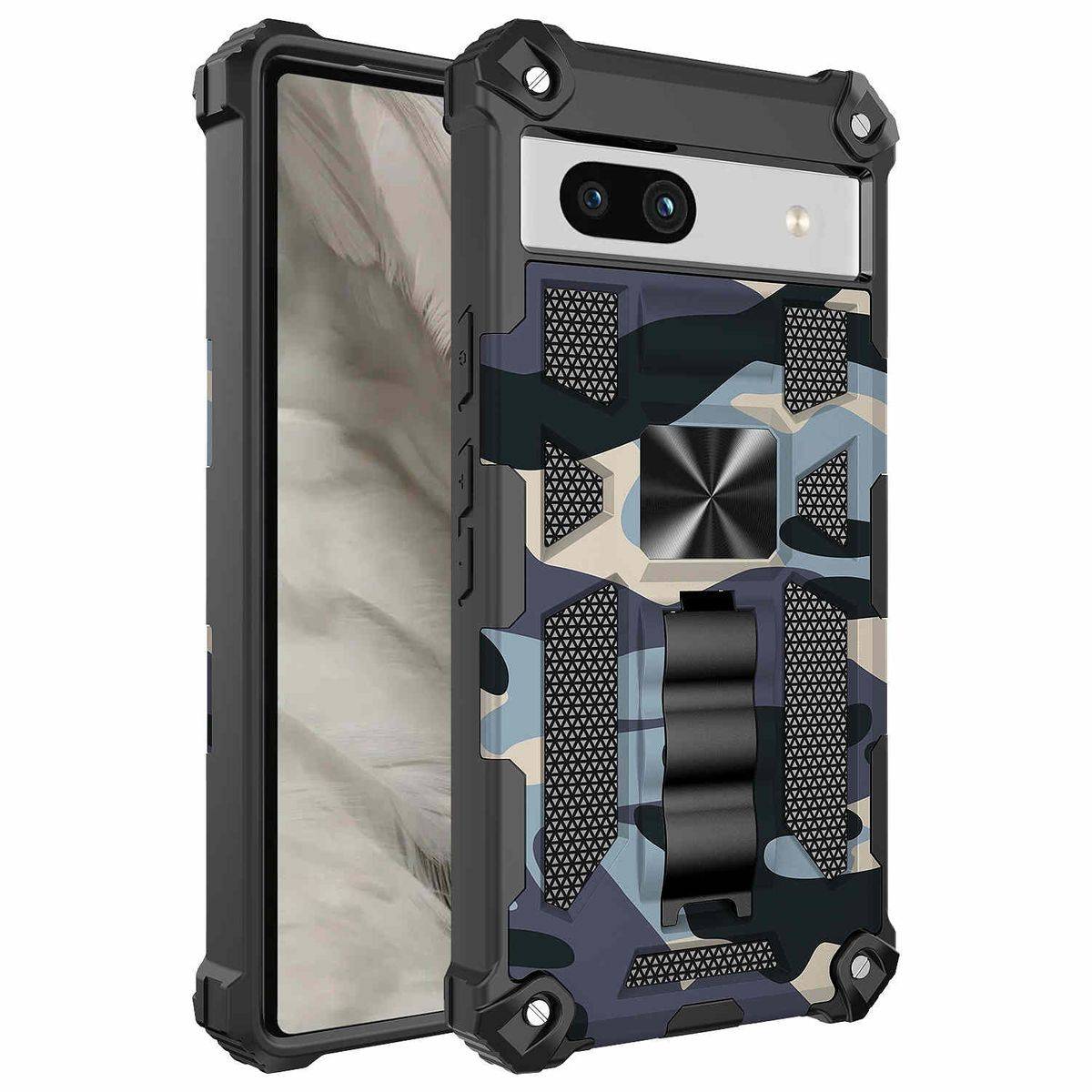 Für Google Pixel 7a Camouflage Shockproof Armor Military Hülle Cover