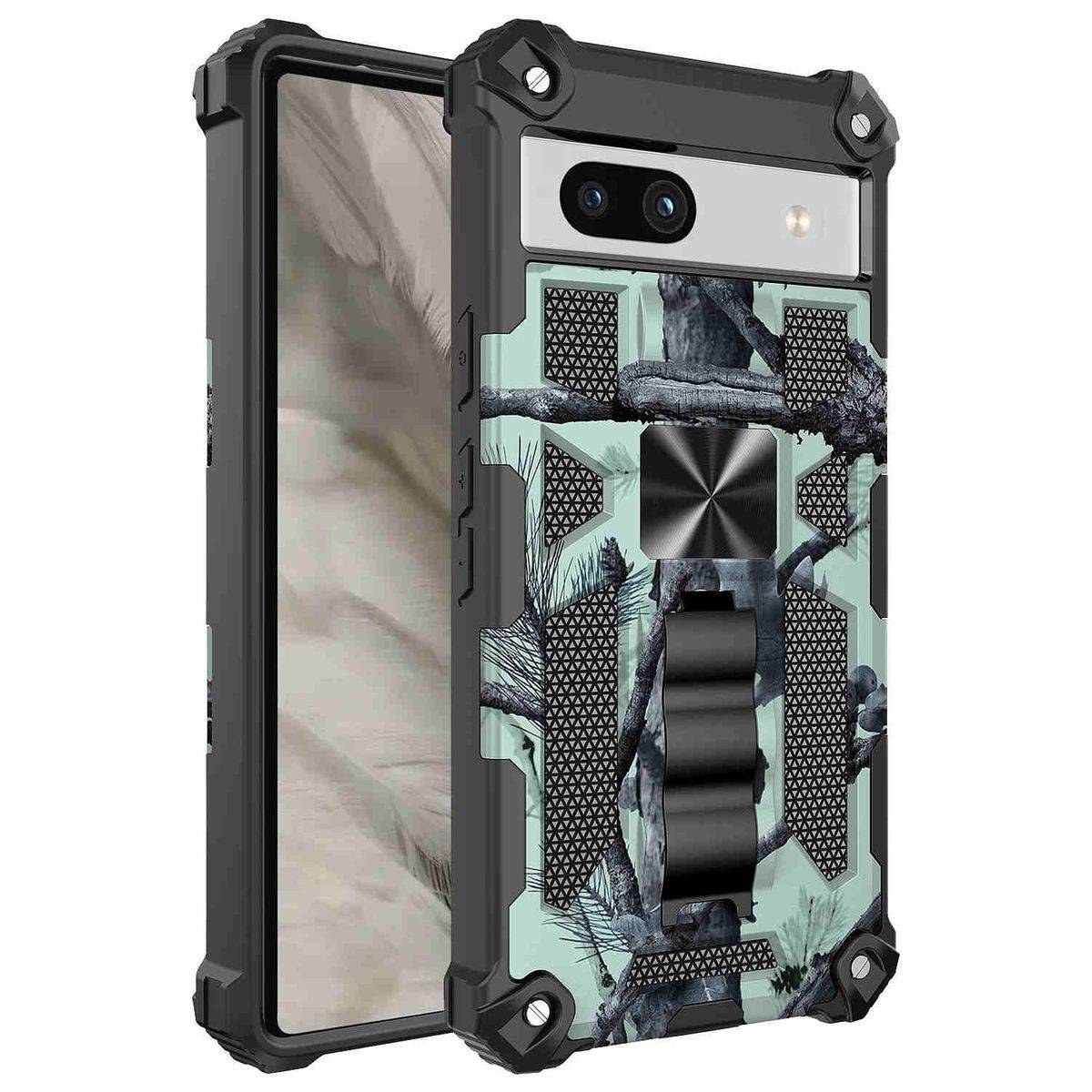Für Google Pixel 7a Camouflage Shockproof Armor Military Hülle Cover