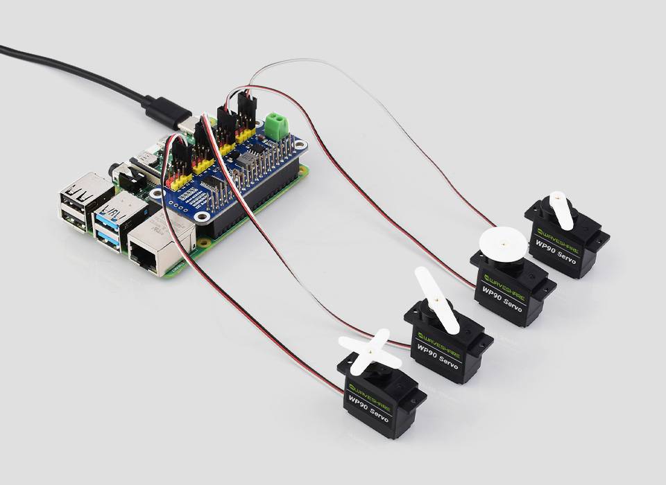 WaveShare 180° Copper Gear Digital Servo 2.3kg.Cm Large Torque