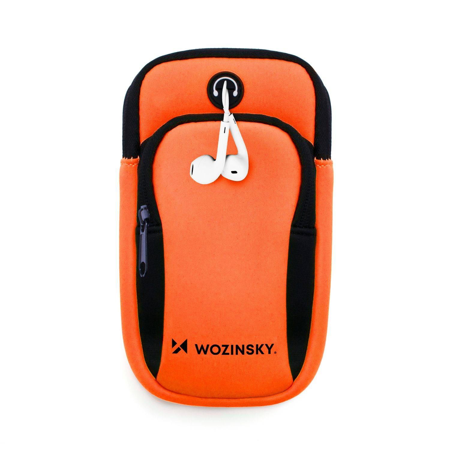 Wozinsky Laufband für Handys Armband Handytasche flexibles und wasserdichtes Gerät Orange