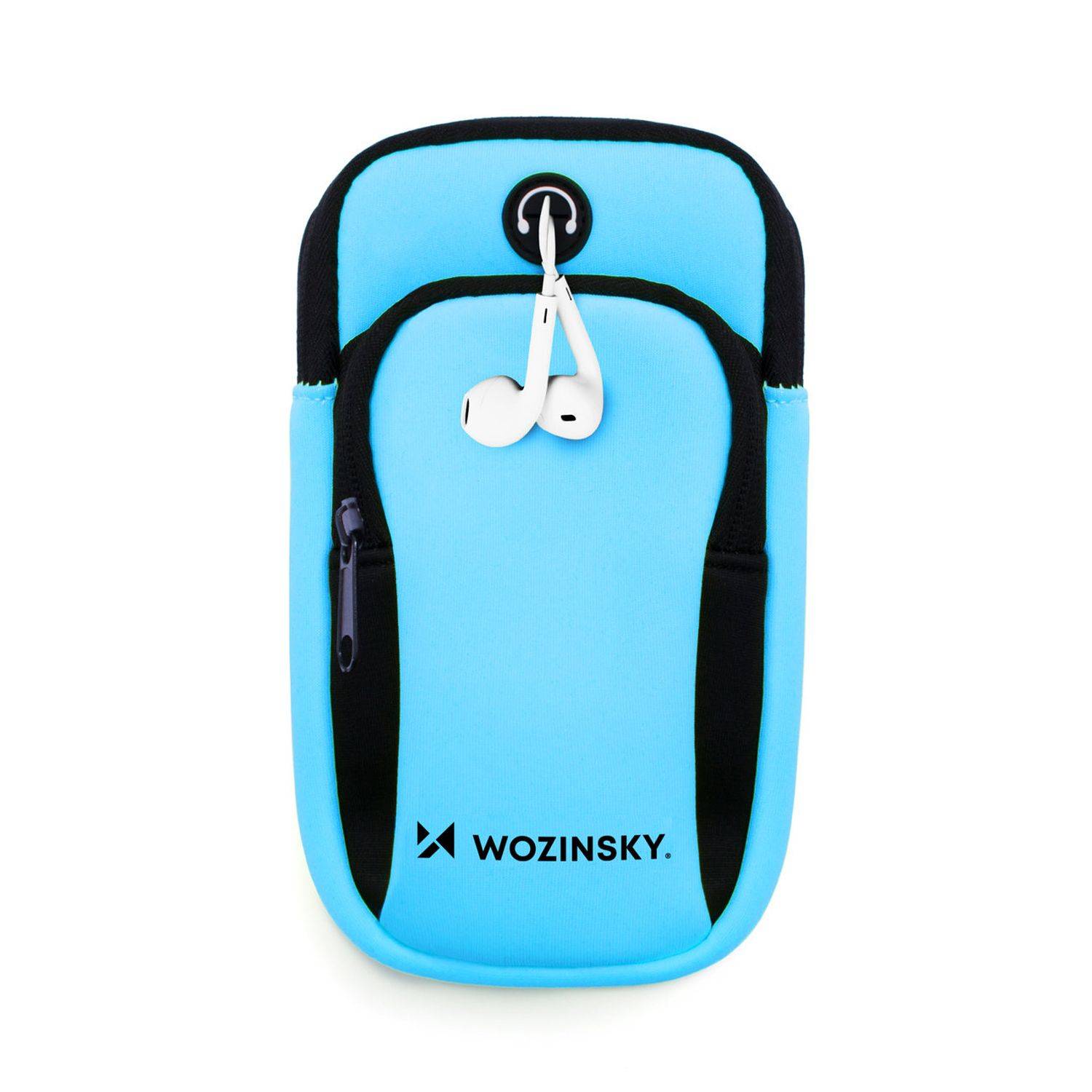 Wozinsky Laufband für Handys Armband Handytasche flexibles und wasserdichtes Gerät Blau