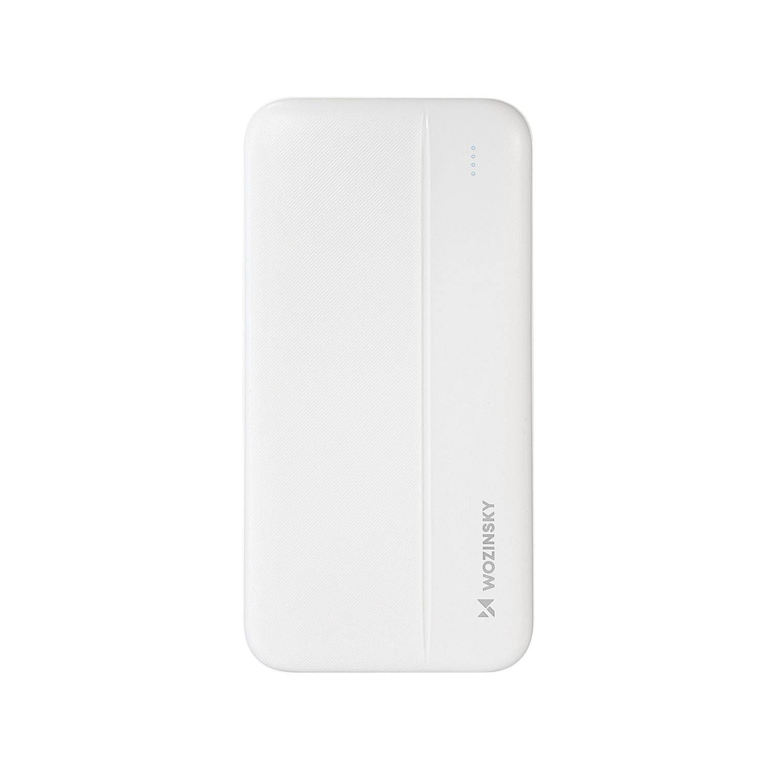 Wozinsky Powerbank Li-Po 10000mAh 2 x USB Ladegerät Weiß